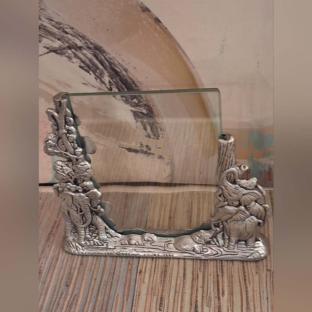 Arthur Court Frameless Photo Frame Elephant - Picture 2 of 5